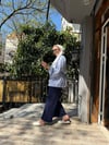 Ayrobin Çizgili Gömlek Koyu Mavi