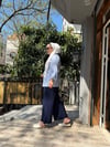 Ayrobin Çizgili Gömlek Koyu Mavi
