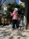 Ayrobin Çizgili Gömlek Pembe