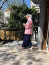 Ayrobin Çizgili Gömlek Pembe