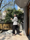 Ayrobin Çizgili Gömlek Siyah