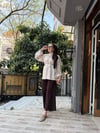 Ayrobin Çizgili Gömlek Vizon