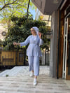 AyRobin Çizgili Takım Lacivert