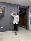 Bağlamalı Ceket Krem