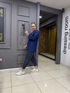 Bağlamalı Ceket Lacivert