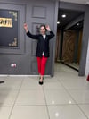 Bağlamalı Ceket Siyah