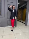 Bağlamalı Ceket Siyah