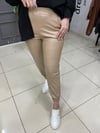 Bal Köpüğü Deri Pantolon
