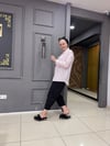 Beyaz Pembe Çizgili Gömlek