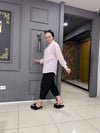 Beyaz Pembe Çizgili Gömlek