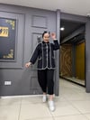 Biyeli Ceket Siyah