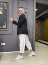 Blazer Ceket Gold Düğme Siyah