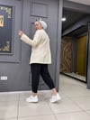 Blazer Ceket Krem