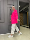 Blazer Ceket Neon Pembesi