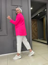 Blazer Ceket Neon Pembesi