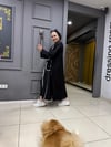 Bodrum Kumaş Biyeli Kimono Siyah