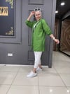 Bodrum Kumaş Taşlı Kap Yeşil