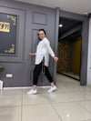 Bürümcük Bağcıklı Gömlek Beyaz