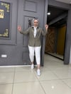 Bürümcük Bağcıklı Gömlek Haki