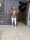 Bürümcük Bağcıklı Gömlek Sütlü Kahve