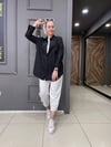 Bürümcük Oversize Gömlek Siyah