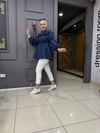 Büzgülü Gömlek Lacivert