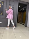 Büzgülü Gömlek Pembe