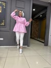 Büzgülü Gömlek Pembe