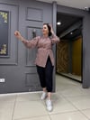 Çapraz Gömlek Bordo