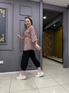 Çapraz Gömlek Bordo