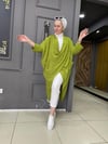 Çapraz tunik Yağ Yeşili