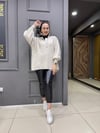 Fermuarlı Sindy Kazak Taş