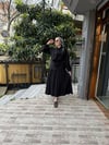 Fır Fır Detaylı Etekli Takım Siyah