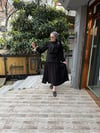 Fır Fır Detaylı Etekli Takım Siyah