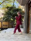 Fır Fır Detaylı Takım Bordo