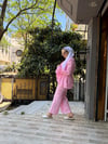 Fır Fır Detaylı Takım Pembe