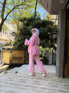 Fır Fır Detaylı Takım Pembe