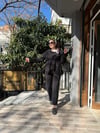 Fır Fır Detaylı Takım Siyah
