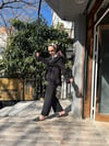Fır Fır Detaylı Takım Siyah