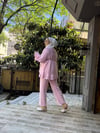 Fır Fır Detaylı Takım Toz Pembe