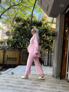 Fır Fır Detaylı Takım Toz Pembe