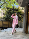 Fır Fır Detaylı Takım Toz Pembe