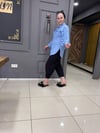 Fırfırlı Gömlek Mavi