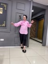 Fırfırlı Gömlek Pembe