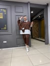 Gold 3 lü Takım Kahverengi
