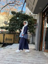 Gömlek Detaylı Çizgili Takım Lacivert