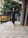 Gömlek Detaylı Sweat Siyah/Gri