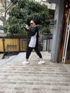 Gömlek Detaylı Sweat Siyah/Gri