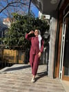 Gömlekli Takım Bordo