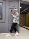 Gri Dalmaçya Desen Armül Gömlek